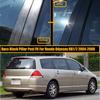 Car Pillar Posts Window Door Moulding Trims Cover Stickers Decal Glossy Black Fit For Honda Odyssey RB1/2 2004-2008