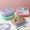 Stainless Steel Lunch Box School Child Snack Box With Tableware Portable Lunch Box for Office Workers Food Storage Box