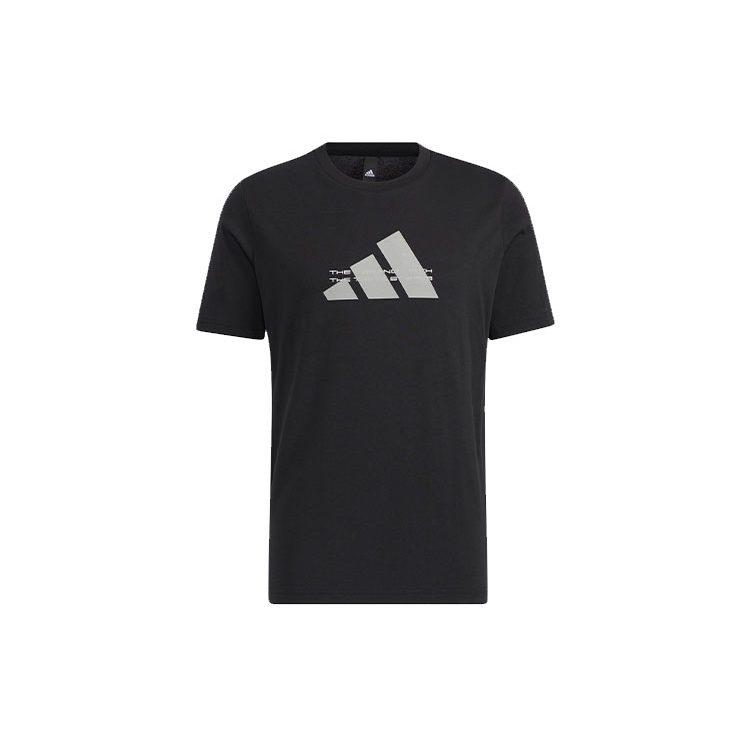 adidas Мужская футболка с втачным рукавом Черная HE9937
