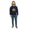 Looney Tunes Mens Daffy Duck Face Sweatshirt