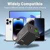 55 Вт GaN USB Type C Зарядное устройство PD QC 3.0 Быстрая зарядка для Macbook Ноутбука IPAD Планшета IPhone 15 14 Samsung S23 Ultra Huawei Xiaomi