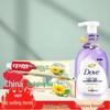 Dove Lime & Berry Foaming Shower Wash & Zhonghua Herbal Toothpaste Bundle