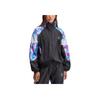 Adidas Stella McCartney Collaboration FW24 Brand Logo Fashion Stand Collar Retro Sports Long Sleeve Jacket Women Jacket Teal Black IW9848