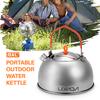 0.6L Stainless Steel Tea Kettle Portable Outdoor Camping Hiking Water Kettle Teapot Coffee Pot