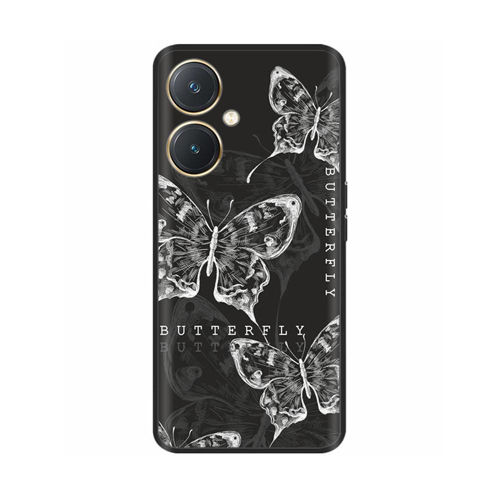 Для Vivo Y27 5G Чехол Новый Дизайн Мягкий Чехол Тонкий Чехол Для VivoY27 5G V2302 V2322 Чехлы Жидкий Силикон Fundas Для Vivo Y36 5G