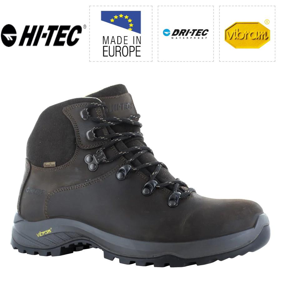 Hi-Tec Ravine PRO WP — водонепроницаемые — мужские походные туфли из кожи коричневого цвета 0005466-041 ORIGINAL