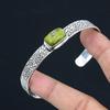 Anniversary Gift For Her Natural Atlantisite Bangle Adjustable 925 Silver