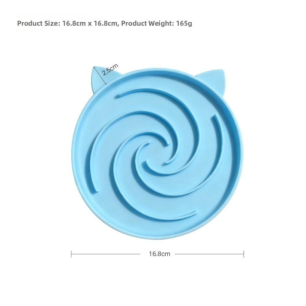 Maze Design Slow Feeder Cat Bowl with Suction Base Cat Bowls Hot Pet Bowl for Wet & Dry Food