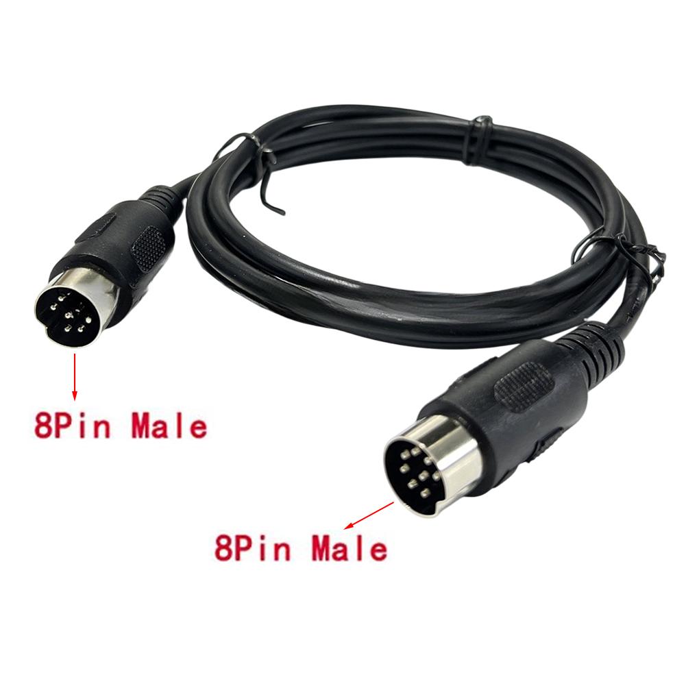 1 шт. Удлинитель 1,5 м 8-контактный DIN-кабель - Высокопроизводительный Папа-Папа Для MIDI-удлинителя Электрооборудование