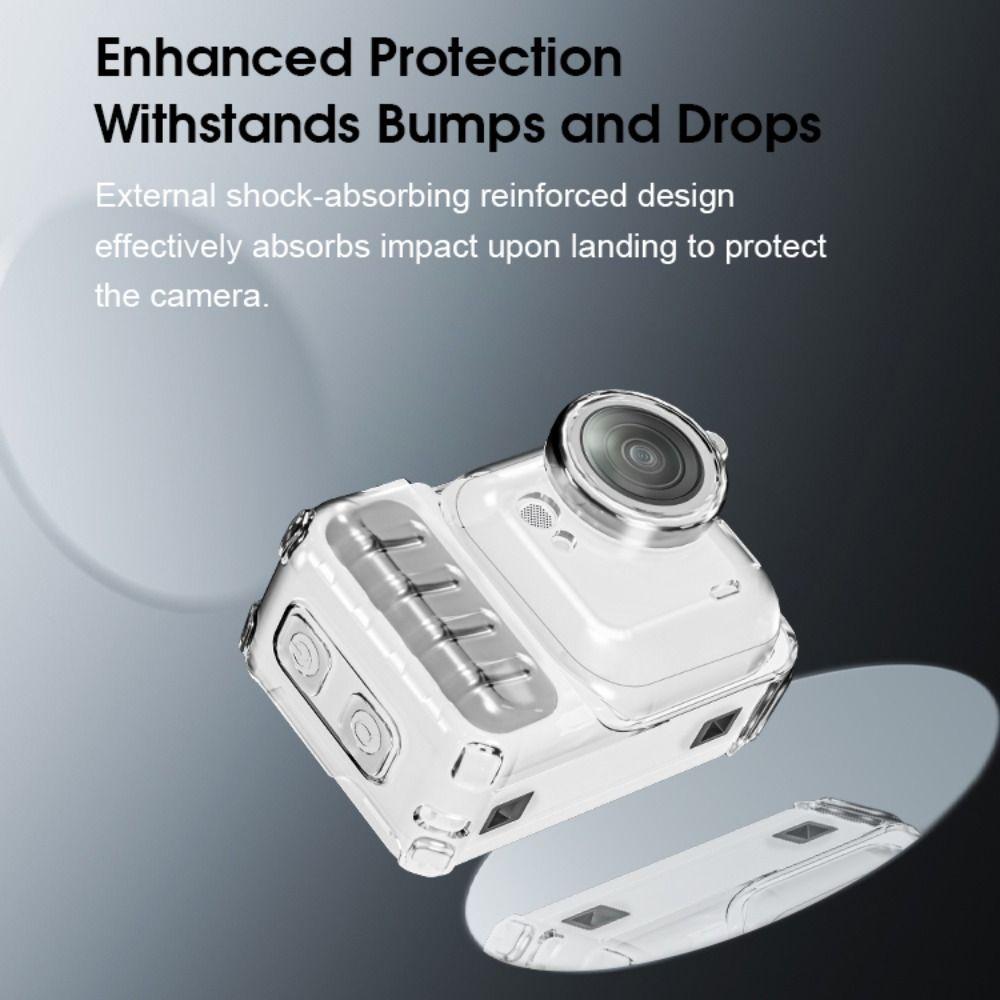 Transparent Clear Protective Case Body Cover for Insta360 Go Ultra Action Camera Accessories