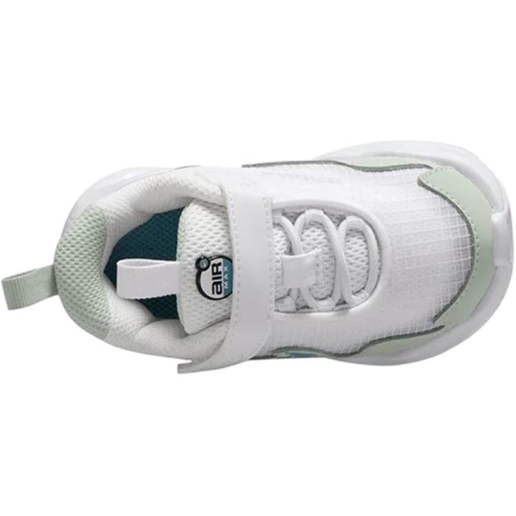 Nike Air Max Nova Модные Удобные Прочные Низкие Кроссовки для Ходьбы Детская Обувь Бело-Зеленый FN4461-105
