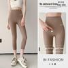Укороченные летние штаны для йоги с высокой талией для женщин - утягивающие леггинсы в маленьких и больших размерах