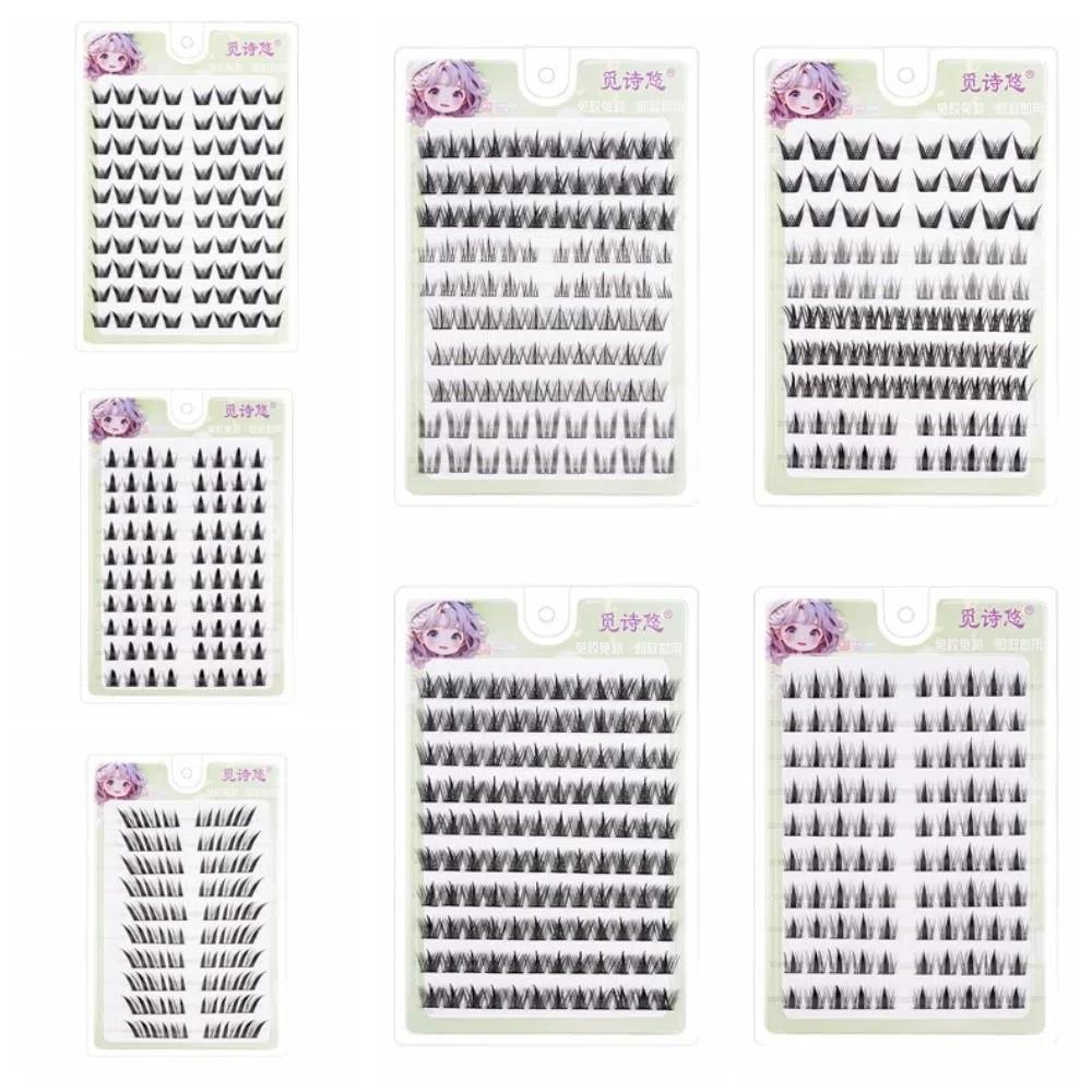 5D Самоклеящиеся Накладные Ресницы Мягкие Сегментированные Пучки Ресниц Без Клея Накладные Ресницы Макияж