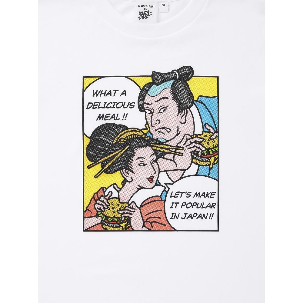 GU by Uniqlo Графическая футболка Wamericanbey