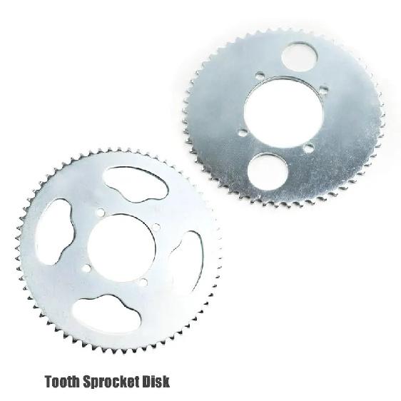 LINGQI Pit Dirt Bike Motorcycle T8F Front Rear Chian Sprocket 36T 54T 64T Teeth ATV Chain Gear Plate for Mini Pocket Bike Moto