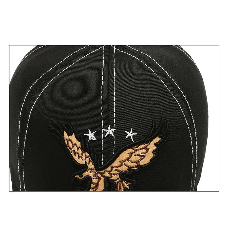 Головные уборы мужские и женские бейсболки на все времена года с вышивкой орла в корейском стиле, модная повседневная солнцезащитная кепка для пар