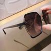 Новые женские солнцезащитные очки безободковые квадратные солнцезащитные очки роскошные женские очки для личности градиентные очки Uv400