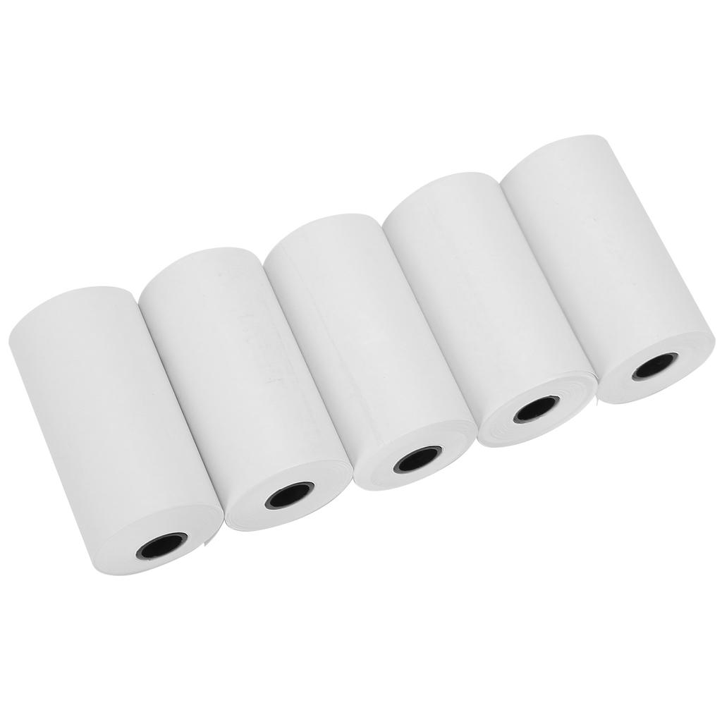 5 Rolls Thermal Receipt Paper Roll Thermal Paper for Office Machine Small Printer