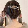 Sweet Leopard Hair Clip Elegant Kroean Style Barrettes Temperament Acetic Acid Duckclip  Women