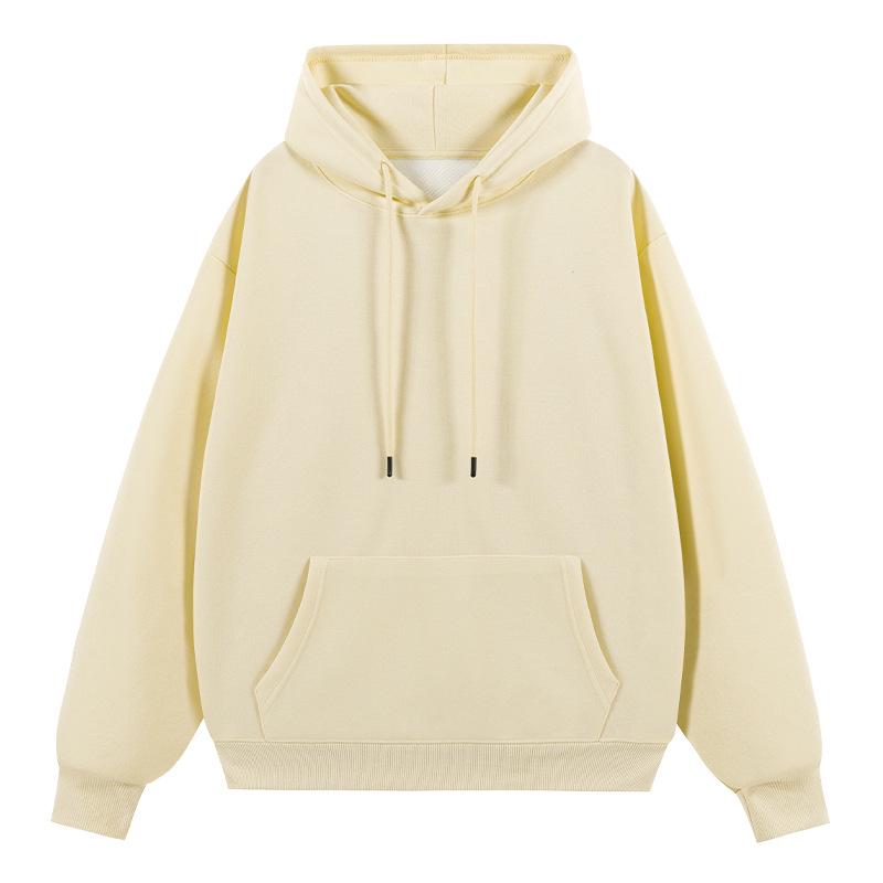 2025 Autumn Solid Color Loose Hoodie for Couples