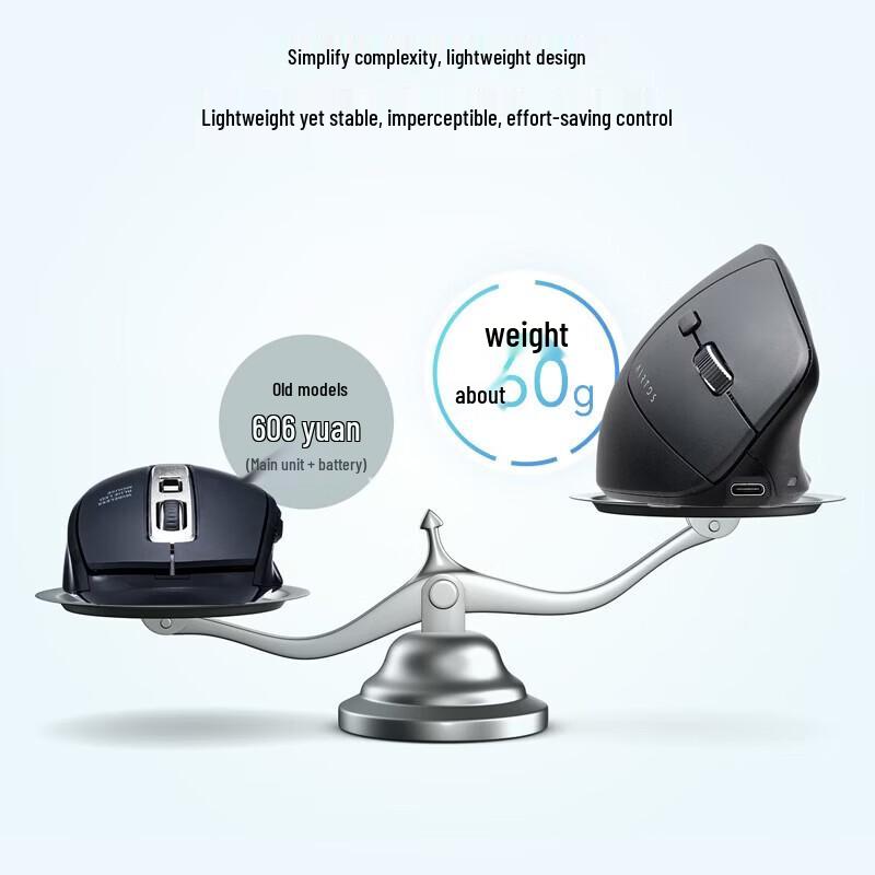 SANWA Ergonomic Lightweight Wireless Mouse