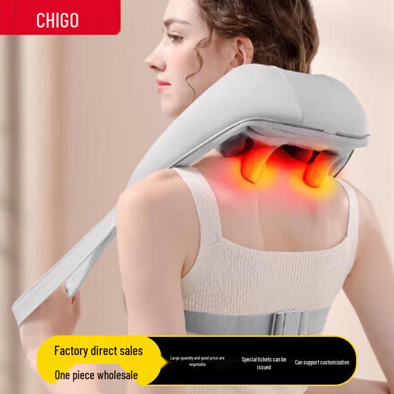 CHIGO 6D Kneading Neck & Shoulder Massage Shawl CN plug (adapter included)