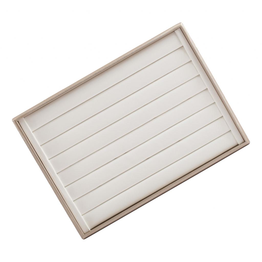 Штабелируемый лоток для ювелирных изделий из искусственной кожи, органайзер, ожерелье