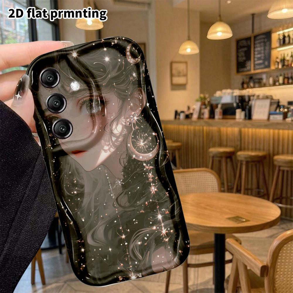 Чехол для телефона: 2D плоский защитный чехол для Samsung Galaxy A34 A35 M05 M06 S20 S22 S21 FE Plus 5G, темный черный фон, идеальный Рождество и Хэллоуин holi