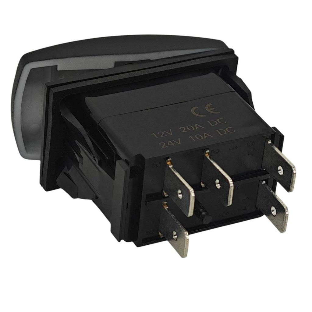 2 Pcs Fog Light Switch 12-24V On/Off, LED Latching Button