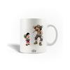 Ceramic Mug - MANIACASE - Usopp and Pinocchio - 30cl - Dishwasher Safe - White