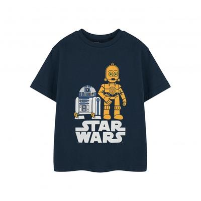Мальчиковая футболка с коротким рукавом R2-D2 и C3PO