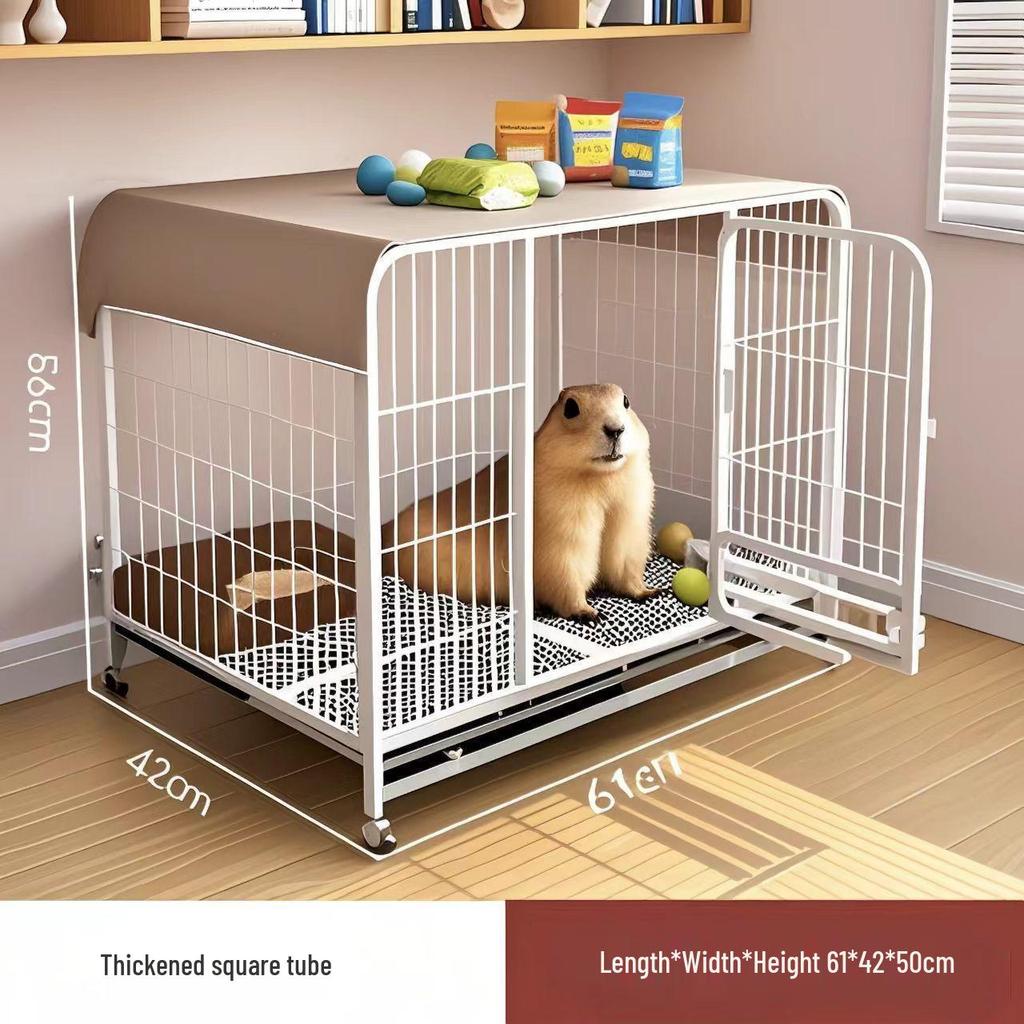 Indoor Dog Cage with Toilet Separation for Medium and Large Breeds