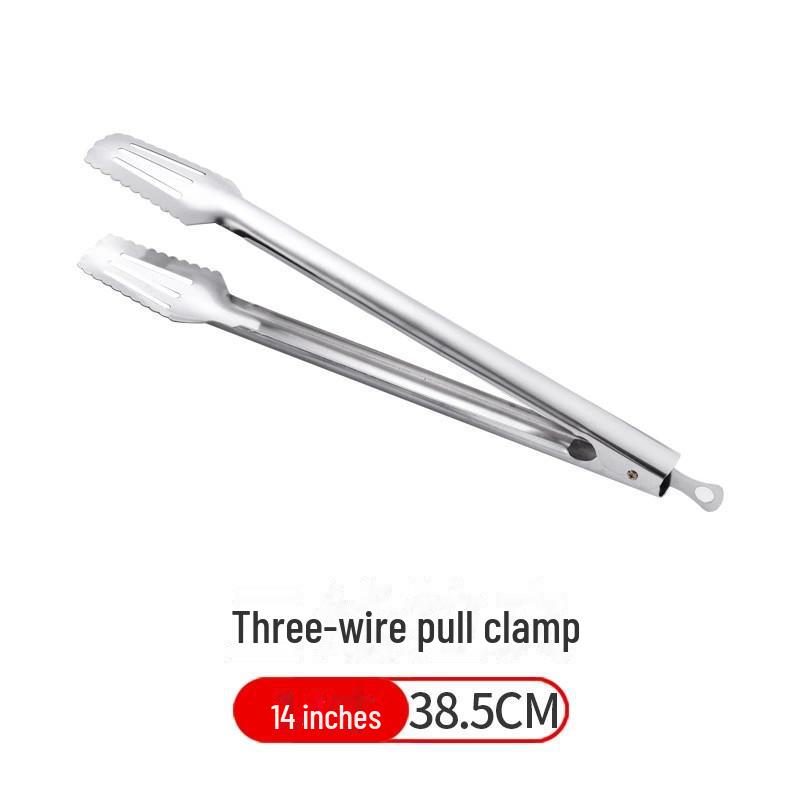 Автоматический выдвижной пищевой зажим из нержавеющей стали для хлеба, гриля, шведского стола и выпечки