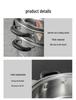 Thickened Stainless Steel Multi-layer Steamer Pot for Household Use - Suitable for Induction & Gas Stoves