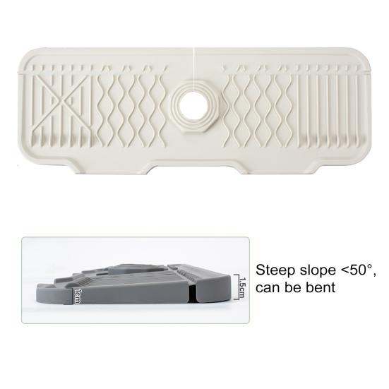 Силиконовый брызговик для раковины, сливной коврик, держатель для мыльницы, сливной коврик для крана для кухонь, ванных комнат, автофургонов