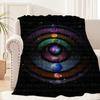 Band C-Coldplay Moon Music Blanket Plush Nap Sofa rug for Living Room Warm Office Bedroom Birthday Home Travel Kid Gifts