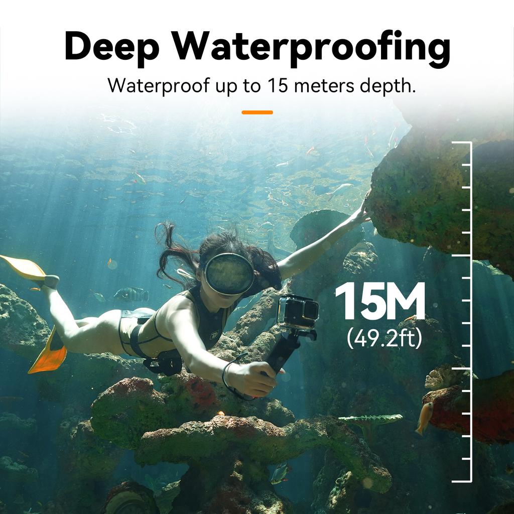 TELESIN спортивная камера плавающая ручка с дистанционным управлением затвором 15 м водонепроницаемая палка с запястьем