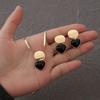 Women's Love Jewelry Set Retro Personality Alloy Diamond Hollow Heart Pendant Necklace Earrings