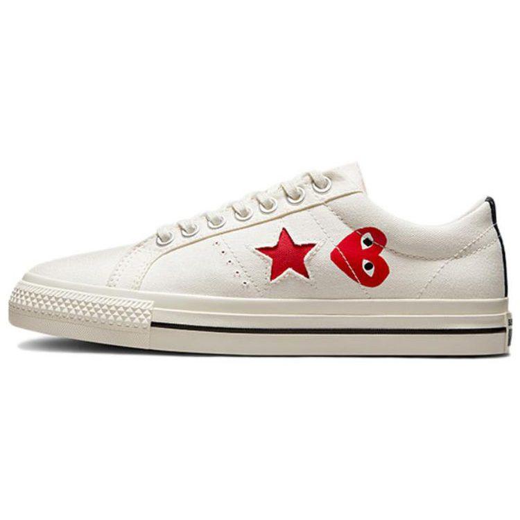 One Star Comme des Garcons Play x One Star Converse 'Cloud Dancer' A01792C