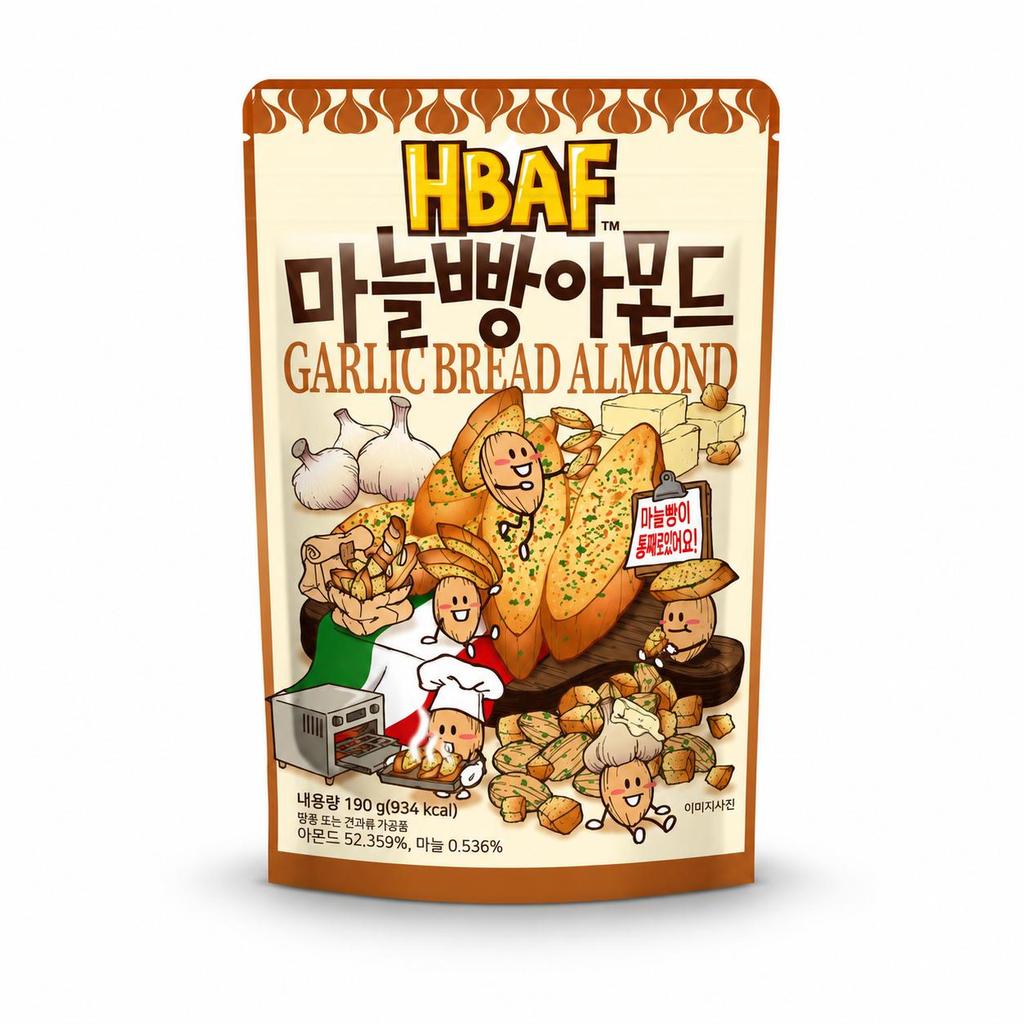 HBAF Приправленный миндаль и кешью 170 г/190 г (33 вкуса)