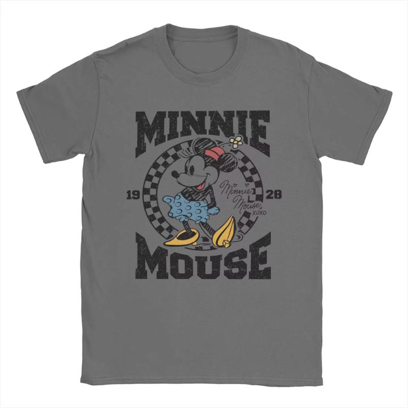 Unisex TShirts Mouse Women 1928 Cotton Tee Shirt Short Sleeve Valentines Day T Shirts Merchandise Printed