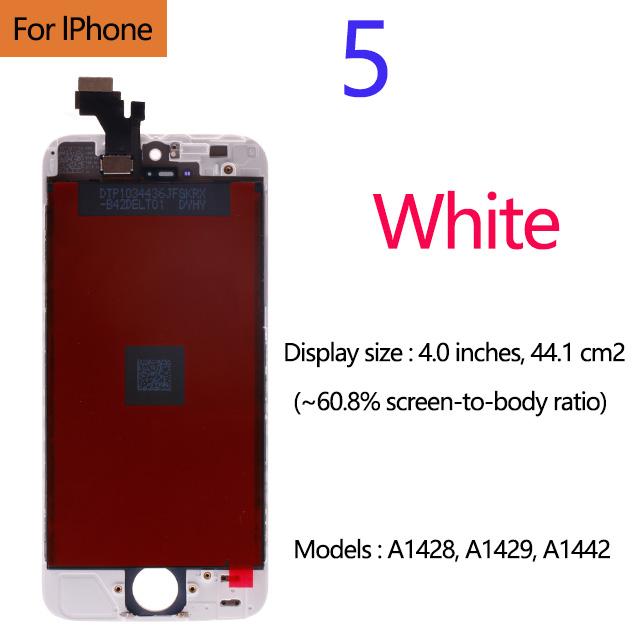 AAA+++ OEM ЖК-экран для iPhone 5 5s 5c 6s 7 8 Plus ЖК-экран с сенсорным экраном в сборе Дигитайзер для iPhone 6 6s Plus 7 8 Дисплей