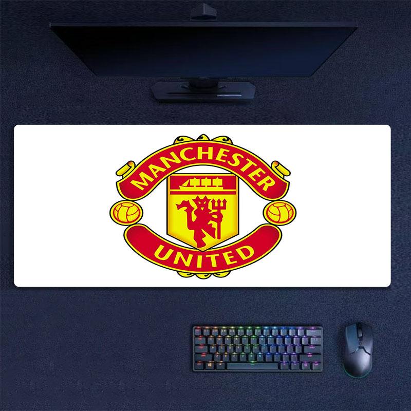 Red Devils Mouse Pad, Large Gaming Desk Mat, Non-slip XXL Mousepad for Laptop & Tablet, Mini PC Playmat with Stitched Edges