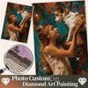 Фото на заказ Полный квадратный круглый 5d алмазная живопись личные портреты и фотографии домашних животных вышивка крестом вышивка своими руками фото индивидуальное украшение