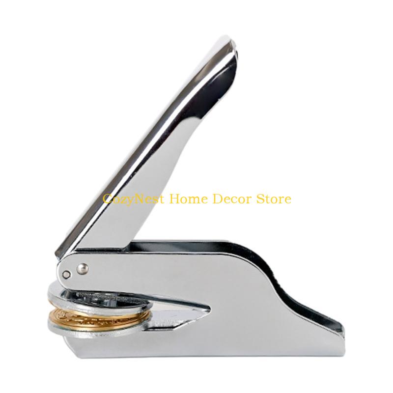 92MF Нержавеющая сталь Печать-тиснитель для книг, конвертов, подарочных этикеток, сертификатов, наград