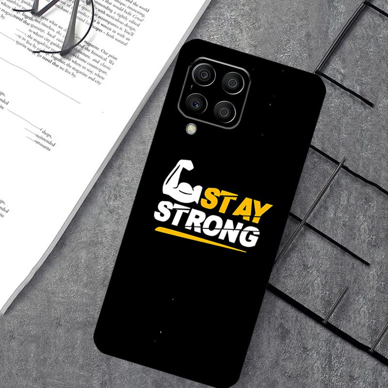 Фитнес-бодибилдинг чехол для спортзала для Samsung Galaxy M15 M11 M12 M13 M14 M06 M16 M36 M56 M31 M53 M32 M52 M35 M55 M34 M54