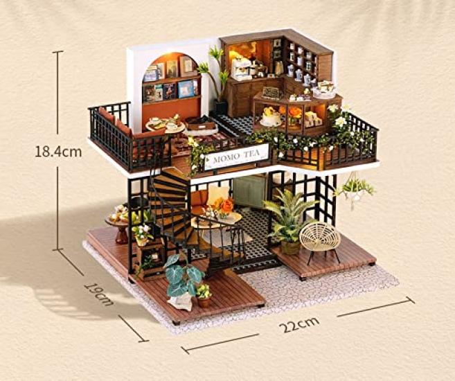 Dollhouse Handmade Kit Set Miniature FOREST TEASHOP (t-FREAK)
