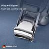 Усовершенствованные складные кусачки для ногтей в автомобильном стиле, ультраострые кусачки для подстригания, изготовлены из нержавеющей стали, подходят для ногтей рук и ног