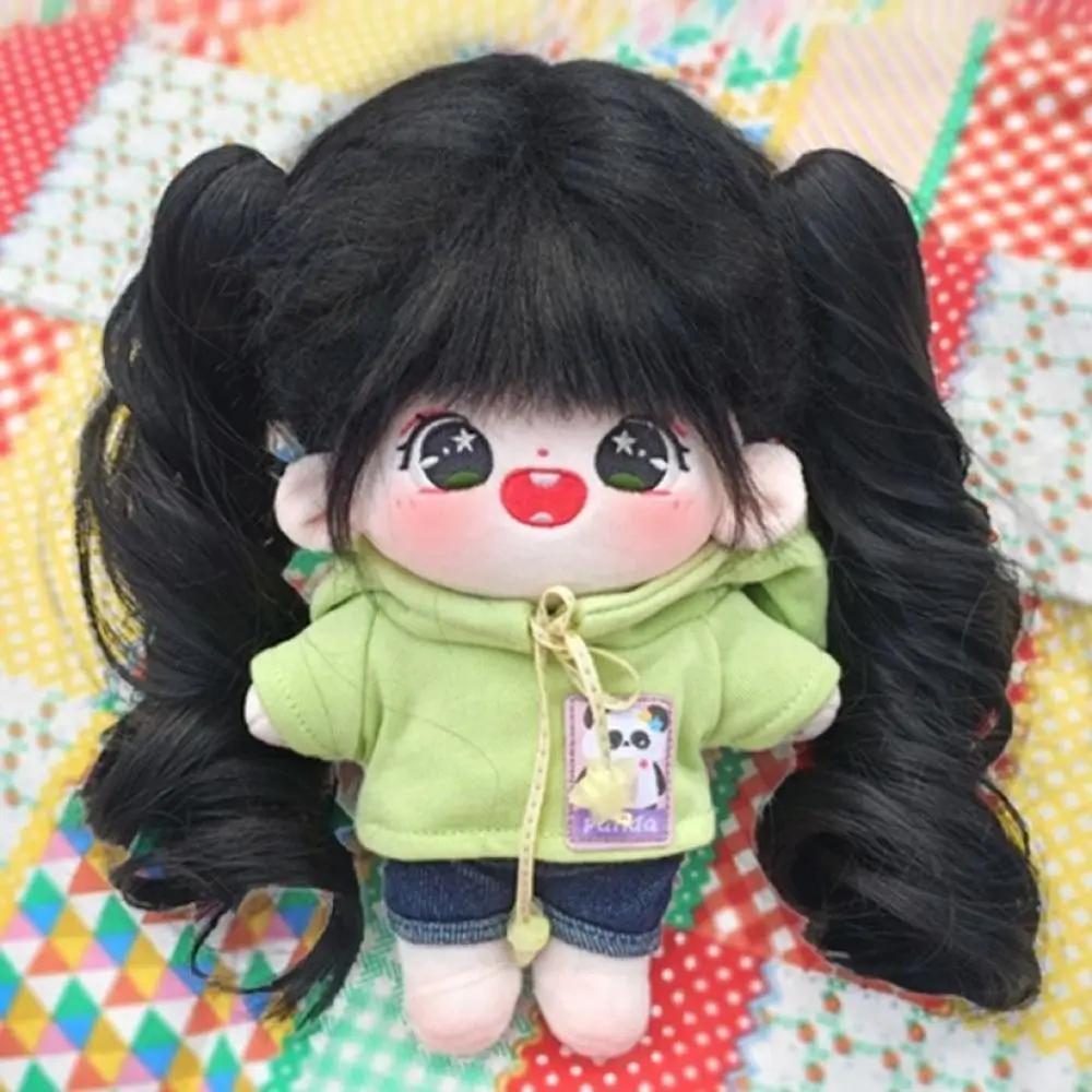ПарикMsiredoll Волосы Аксессуары для кукол BJD Для 20См Хлопковой куклы Длинные Кудрявые Волосы Хвост Парик из Химического Волокна