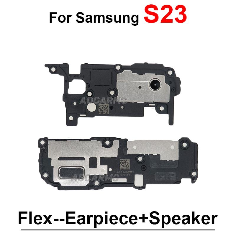 Для Samsung Galaxy S23 S24 Ultra S23U S25 S24+ Plus Динамик Вибратор Звуковой Сигнал Кольцо Динамик Уха Наушник Шлейф Замена